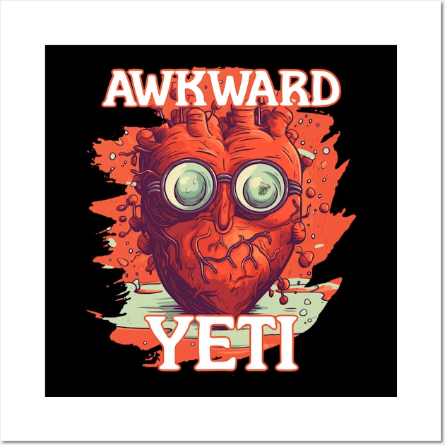 Awkward Yeti Wall Art by Pixy Official